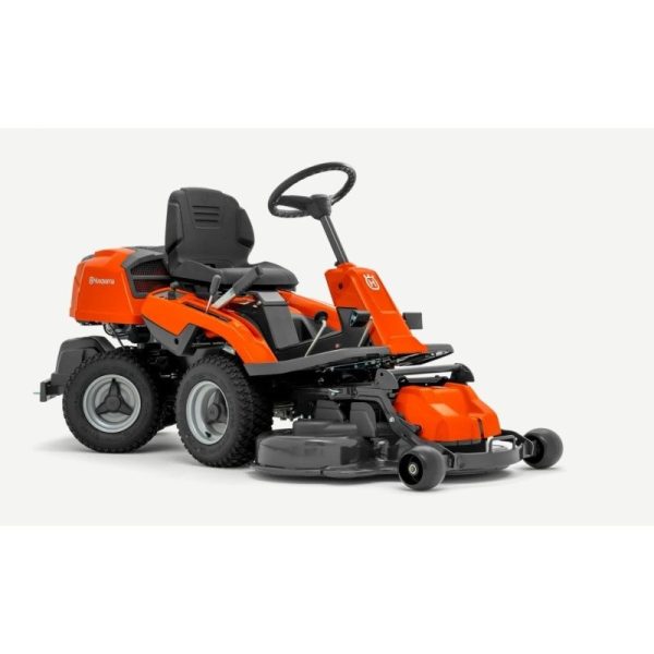 Tractor de césped HUSQVARNA R214C 413cc hidrostático descarga trasera base plana incluida - Image 1