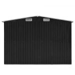 vidaXL Tuinschuur 257x580x181 cm Metaal - Afbeelding 7