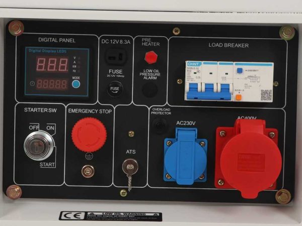 Blackstone SGB 8500-3 D-ES Generador de corriente diésel silencioso con AVR 6.3 kW – Image 2