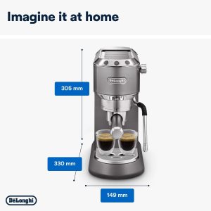 DeLonghi Dedica Arte EC885.GY ESE Cafetera espresso de cápsulas - Imagen 2