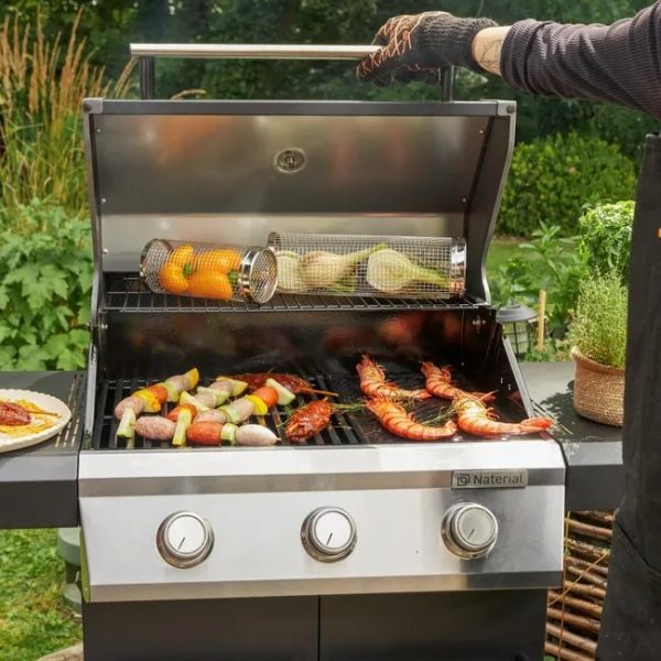 Barbacoa de gas naterial kenton ii de 3 quemadores y 10,5 kw - Afbeelding 2