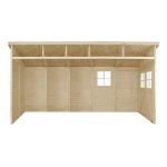 Caseta de madera - Cobertizo leo, 17 mm, 201x493 cm. 9,9m² - casetas de jardin – Image 4