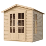 Timbela m351fb+H351fbblack - Houten tuinschuur 4 m2 - tuinhuis met vloer en dakspanen - Image 4