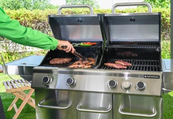 Barbacoa de gas NATERIAL Hudson de 4 quemadores y 17 kw de potencia – Image 2