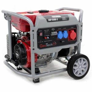 GeoTech Pro GGP 6500-3 Generador de corriente con ruedas y AVR 5.4 kW