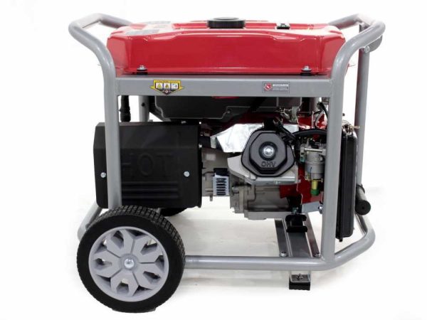 GeoTech Pro GGP 8000-3 Generador de corriente con ruedas y AVR 6.5 kW - Afbeelding 2