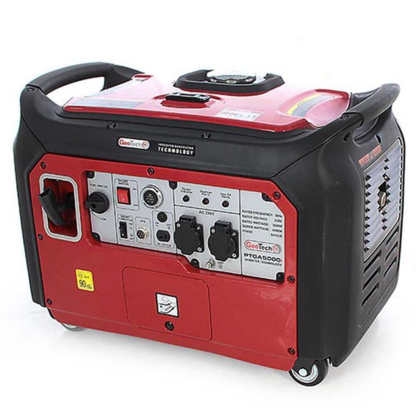 GeoTech PTGA 5000i - Generador de corriente silencioso inverter 4 kW - Continua 3.5 kw Monofásica - Image 1