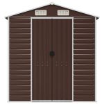 Tuinschuur 191x385x198 cm gegalvaniseerd staal - Afbeelding 3