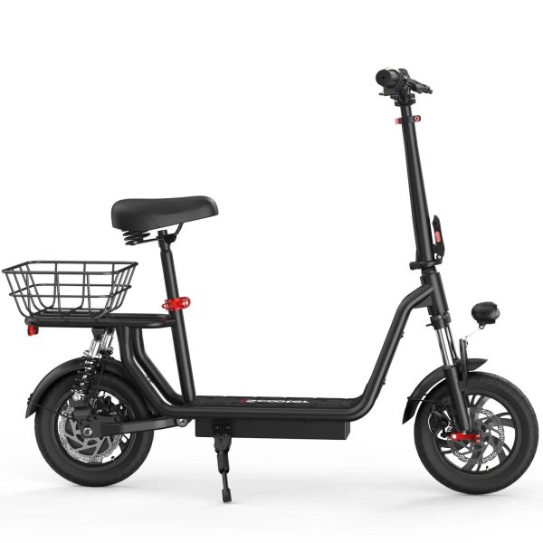 iScooter i12 Electric Scooter With Seat & Carry Basket – Bild 1