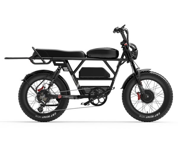 LANKELEISI X-Black Knight Dual Motor Electric Bike - US – Bild 1