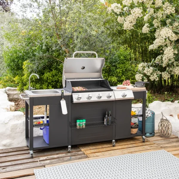 Cocina exterior TEXAS 4+1 quemadores - Afbeelding 2