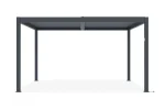 Pérgola bioclimática motorizada de aluminio gris Santa - Image 7