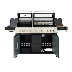 Barbacoa de gas natural upsilon de 6 quemadores y 28,2 kw de - Afbeelding 6