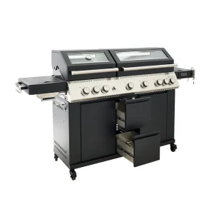Barbacoa de gas natural upsilon de 6 quemadores y 28,2 kw de - Afbeelding 5