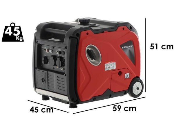 Rato R3000iE-R Generador de corriente inverter versión con ruedas 3.5 kW - Image 2